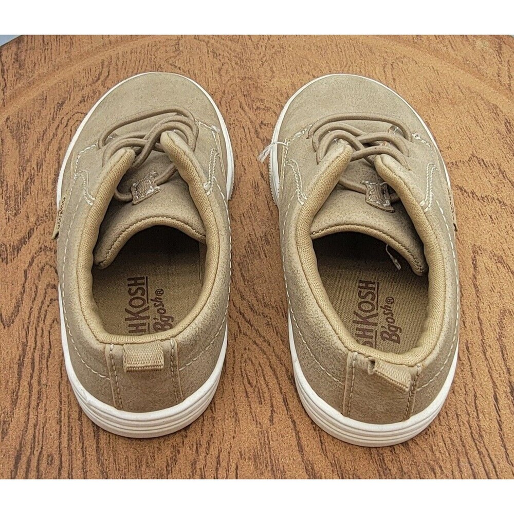 OshKosh B’Gosh Putney Toddler Boys’ Casual Shoes Tan Beige Size 7M - Picture 4 of 13